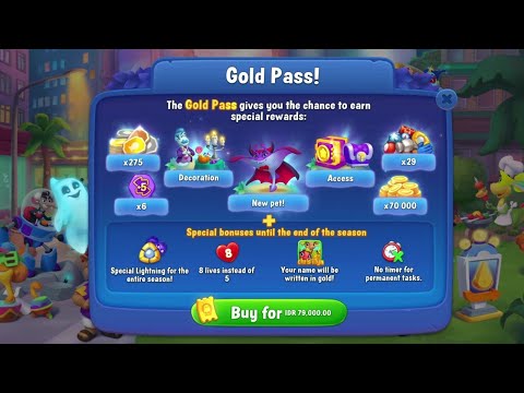 @Fishdom Buy Gold Pass at Vampire Party Event