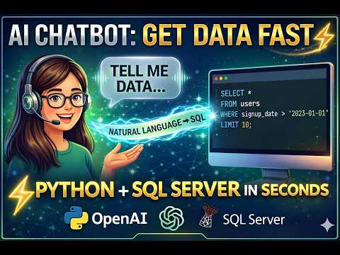 SQL AI Assistant Chatbot with Python (No SQL Knowledge Required) – OpenAI Tutorial
