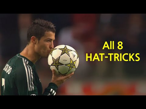 Cristiano Ronaldo - All 8 Hat-tricks in the Champions League