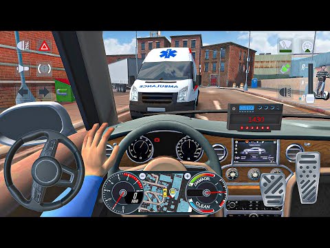 Taxi simulator new game: city Uber driving luxury Taxi | car driving game android gameplay
