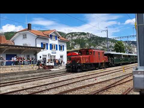Historische Seetal Züge in Balsthal