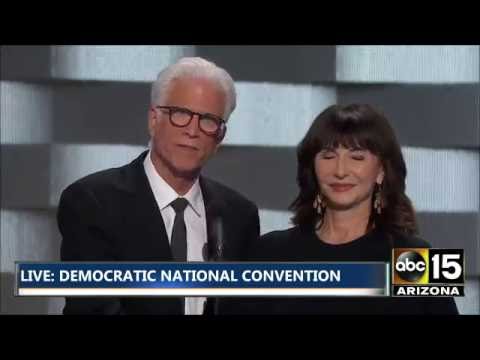 FULL: Ted Danson & Mary Steenburgen - Democratic National Convention