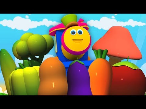 Bob il Treno - Le Verdure | verdure nomi in italiano | Bob Vegetables Train | Kids Tv Italiano