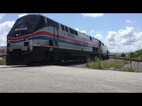 Amtrak Phase ll Heritage Unit leading the Silver Meteor