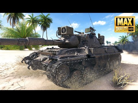 Leopard 1: Thriller on map "Lost Paradise" - World of Tanks