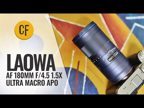 Video thumbnail for Venus Optics LAOWA 180 mm f/4.5 1.5x Ultra Macro APO review 1