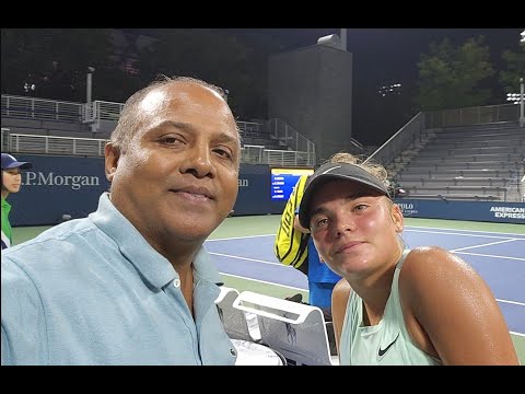 Sara Bejlek's Unforgettable Moments at US Open 2022 | NYC DESI एनवाईसी देसी