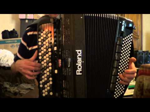 SERBIAN FOLK SONG - SESIR MOJ - ROLAND FR7XB