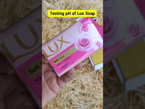 **SHOCKED** Testing pH of Lux Soap #phtesting #phtest #luxsoap #lux #kfashiongroup #shorts #viral