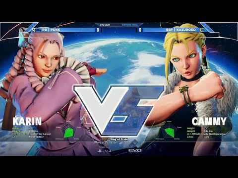 EVO 2017: SFV - GGP | Kazunoko vs PG | Punk - Winner Finals