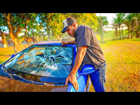 A VINGANÇA - O LEO DESTRUIU MEU SKYLINE R34 😭