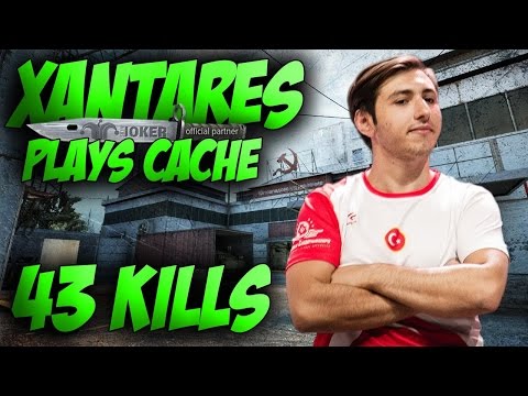 CS:GO | XANTARES - 43 kills on cache @ FPL