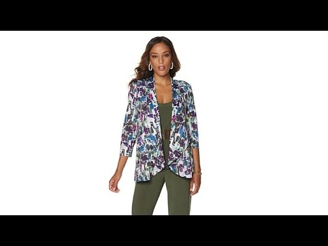 Slinky Brand Draped ShawlCollar Jacket