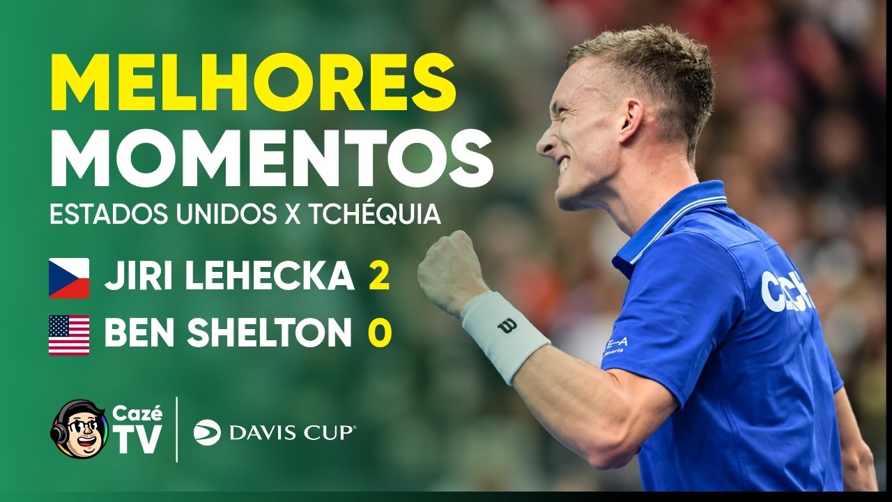 MELHORES MOMENTOS: JIRI LEHECKA X BEN SHELTON | TCHÉQUIA X ESTADOS UNIDOS | COPA DAVIS 2026