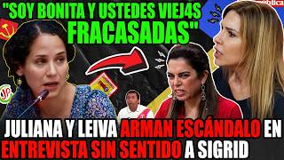 ¡BRUT@L! 😱 💥 LEIVA Y JULIANA EN ACALORADAS ENTREVISTAS CON LA ESPECIAL DE SIGRID BAZÁN💥BAJA TU PEPA💥