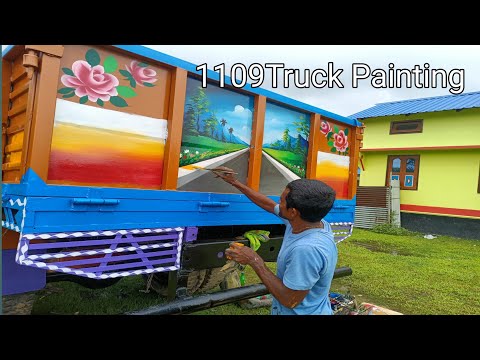 1109 Truck Painting Step by Step