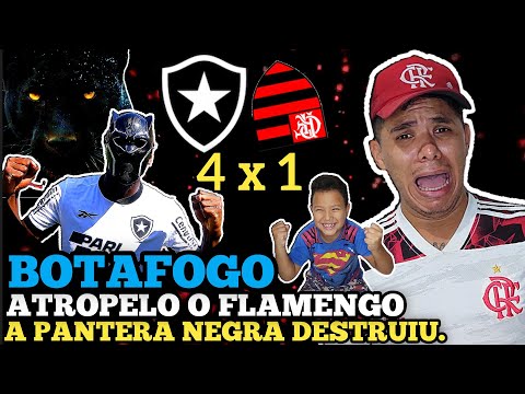 REACT BOTAFOGO 4X1 FLAMENGO Melhores Momentos e Gols#reactflamenguista #reactbotafogo#reactflamengo
