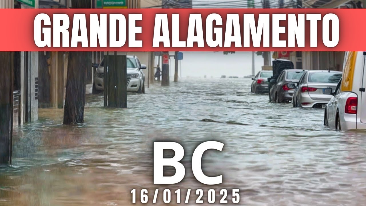 Quando a CHUVA Não Para: Alagamento Causa transtorno em Balneário Camboriú