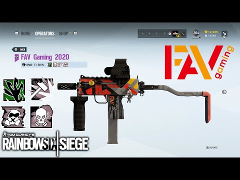 Fav Gaming 2020 Weapon Skin - Rainbow Six Siege