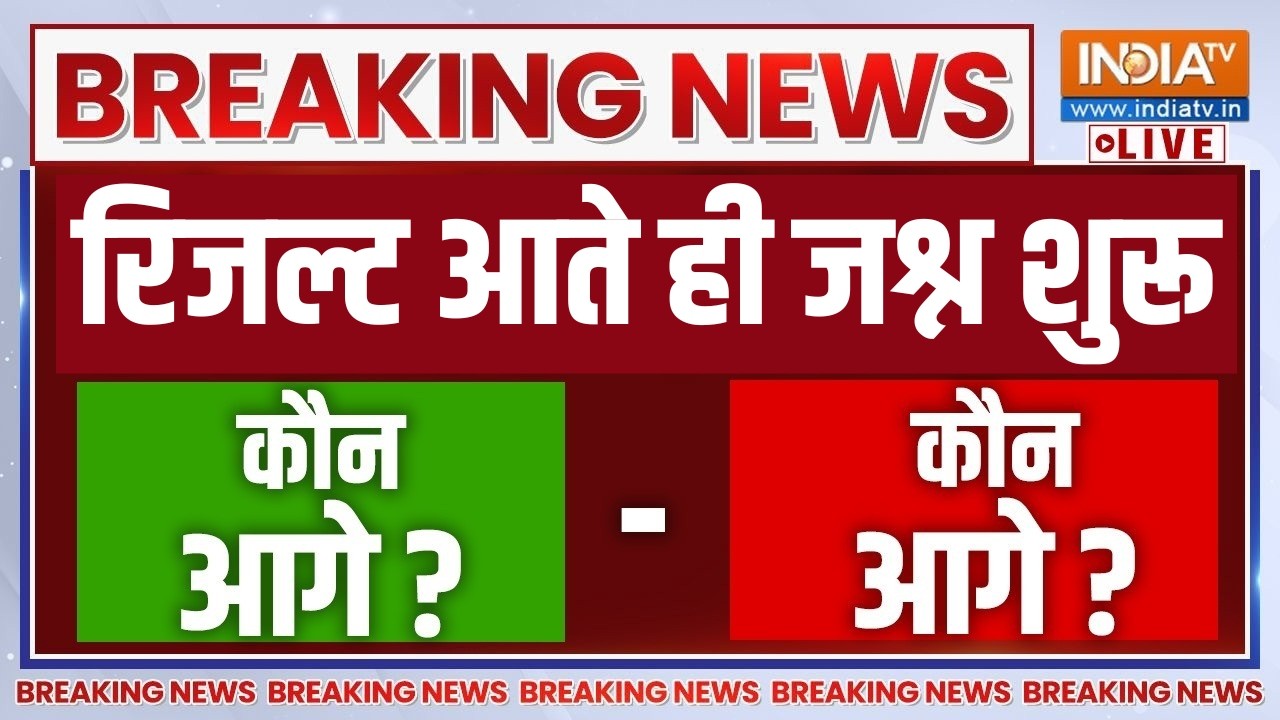 By Election Results LIVE: रिजल्ट आते ही जश्न शुरू आगे-? पीछे-? BJP | Congress | Prashant