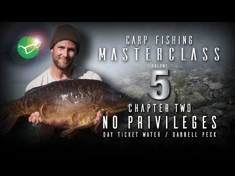Korda Carp Fishing Masterclass 5: No privileges day ticket water | Darrell Peck | Free DVD 2018
