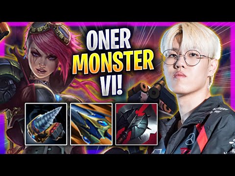 ONER IS A MONSTER WITH VI! - T1 Oner Plays Vi JUNGLE vs Lillia! | Season 2024