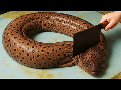 Giant Moray Eel Cutter - Cutting Giant Moray Eels Like a Pro