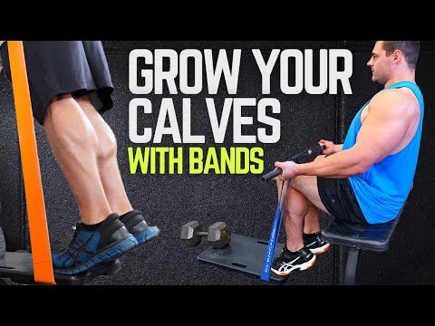 calf raises - with bands