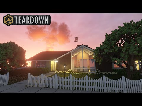 TEARDOWN - Let's Destroy 1960s Ranch House - Nuclear Bomb | Tornado | Ion Cannon & More!