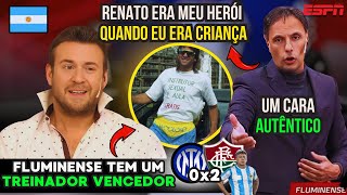 RESPEITO argentino por RENATO GAÚCHO: “Tem MENTALIDADE VENCEDORA e faz HISTÓRIA no Fluminense