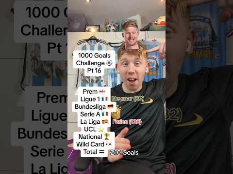 1000 Goals Challenge ⚽️ - Part 16 #shorts