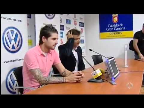 Presentación de Javier Portillo con UD Las Palmas