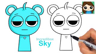 How to Draw Sky Sprunki | Incredibox
