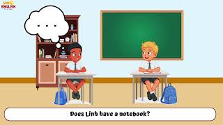 My School Things for Kids | Easy English Conversation for Children | School Supplies Vocabulary