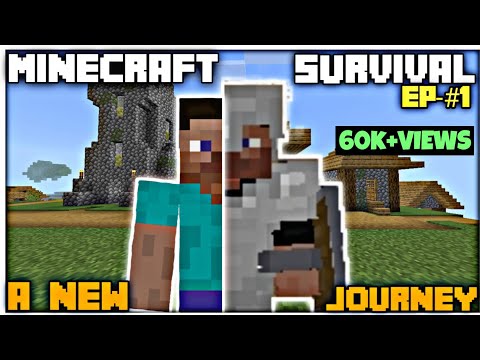 A new journey BEGIN || Minecraft pe survival series [#1] ||  Minecraft or not