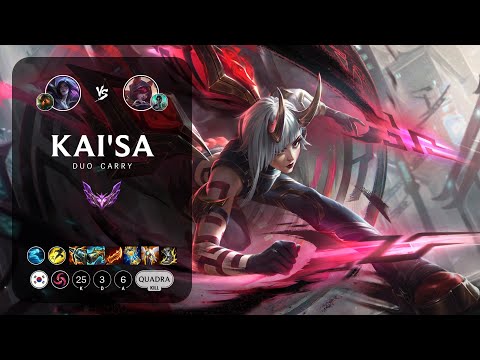 Kai'Sa ADC vs Xayah - KR Master Patch 13.12