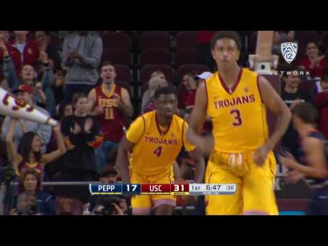 Highlight: USC men's basketball's Chimezie Metu dazzles with a two handed put-back slam