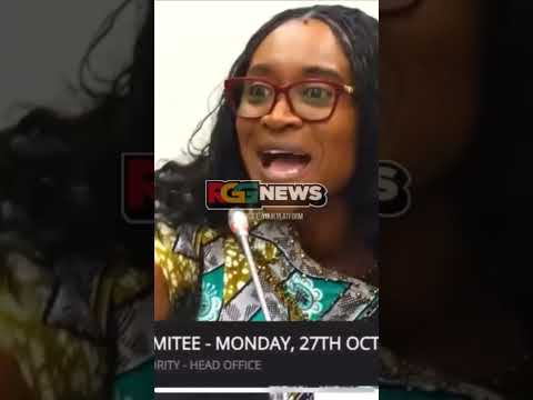 Chairperson of Public Account Committee,  Abena Osei-Asare clashes with DVLA Boss