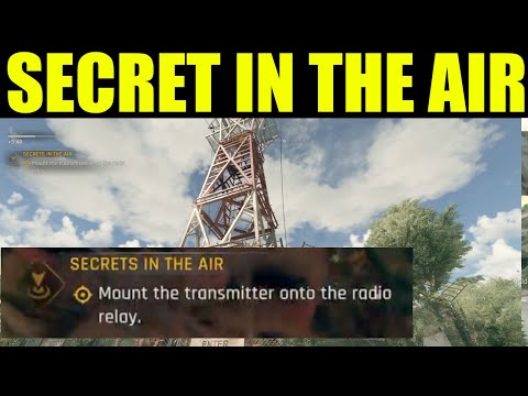 Dying light the beast - mount the transmitter onto the radio relay | secrets in the air walkthrough