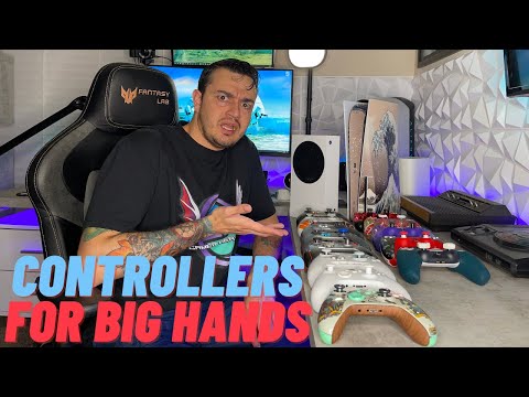 Xbox and PlayStation Controllers For Big Hands