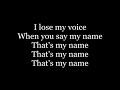 Akcent - That's My Name ( lyrics )