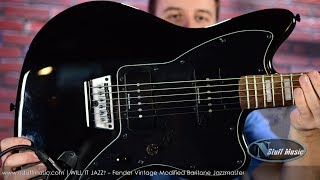 Video thumbnail for WILL IT JAZZ? - Fender Squier Vintage Modified Baritone Jazzmaster by N Stuff Music
