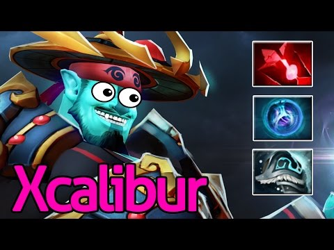 Xcalibur Play Storm Spirit Crazy 2k7 GAS with Blood Stone + Shiva Dota2 Gameplay