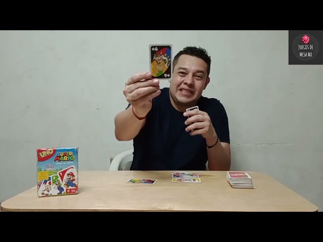 Vídeo relacionado con Mattel Games UNO Super Mario Bros, juego de cartas de UNO (Mattel DRD 00)