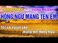 Hồng Ngự Mang Tên Em Karaoke Tone Nam Nhạc Sống gia huy beat