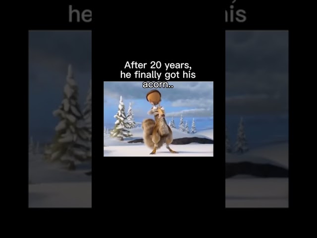 Vídeo relacionado con Ice Age Scrat Simply Adorable 20 Years Anniversary Camiseta