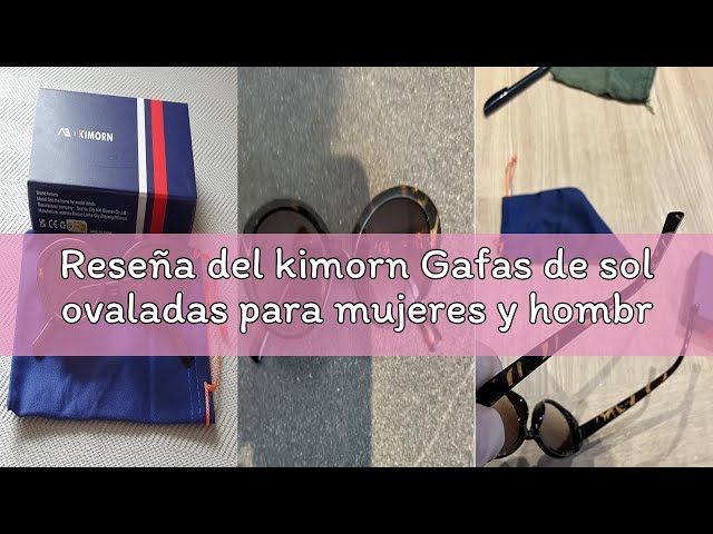 Vídeo relacionado con Gafas de Sol Ovaladas Retro Pequeñas Vintage para Mujeres y Hombres