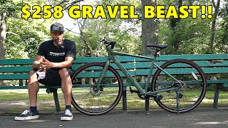 This Cheap Walmart Bike Gravel Is Amazing! Walmart Ozark Trail G.1 Flat bar