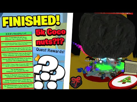 He Finished BBM's 2022 Quest And Got These Op Rewards... (Bee Swarm Simulator)