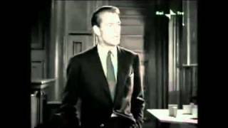 Un Gary Cooper impeccabile nella scena madre del film "La fonte meravigliosa"